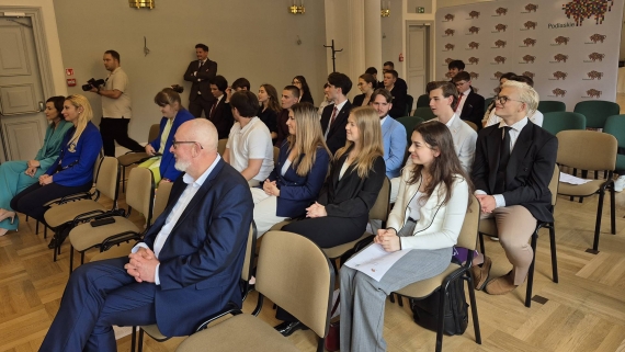 I sesja Młodzieżowego Sejmiku Województwa Podlaskiego V kadencji, 18.06.2025, fot. Renata Reda