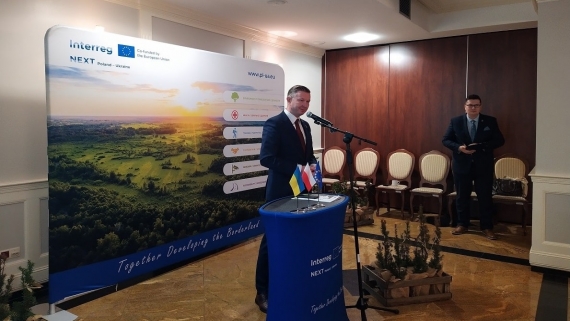 Bioróżnorodność w zielonej infrastrukturze powiatu białostockiego i miasta Użhorod, konferencja, fot. Ludmiła Łabowicz