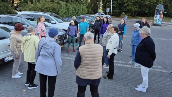 Pierwsze zajęcia ze slow joggingu w Białymstoku, 26.09.2025, fot. Marcin Gliński