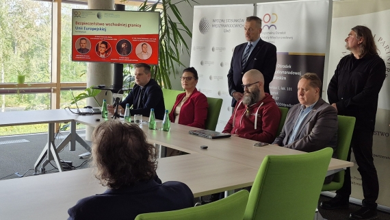 Seminarium "Bezpieczeństwo wschodniej granicy Unii Europejskiej" na UwB, 12.09.2025, fot. Marcin Gliński
