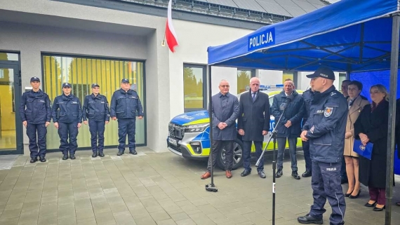 Nowa siedziba posterunku policji w Krynkach, źródło: sokolka.policja.gov.pl