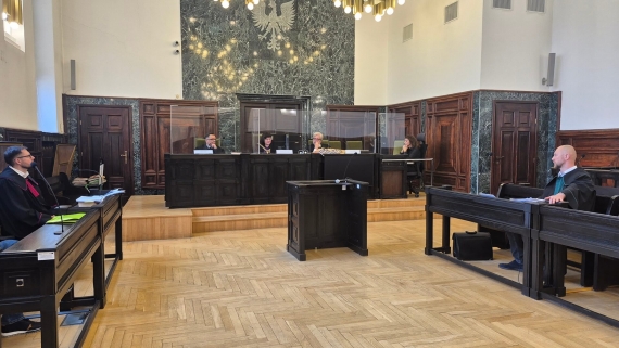 Zakończył się proces apelacyjny kobiety oskarżonej o to, że pomogła w zabójstwie męża, 23.10.2025, fot. Marta Nazarko