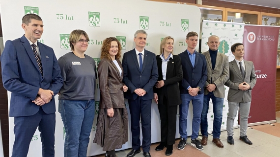Konferencja prasowa z okazji 75-lecia AZS w Białymstoku, 2.12.2025, fot. Aneta Łaski