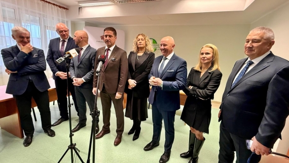 Budowa nowego ośrodka radioterapii w Suwałkach rozpocznie się na początku 2026 roku i zakończy w połowie 2029, 10.10.2025, fot. Anna Auron-Wasilewska