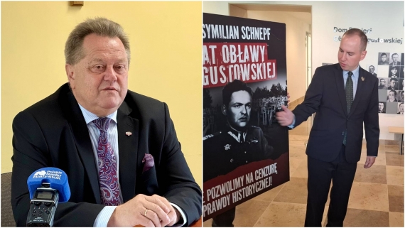Konferencje nt. wystawy o obławie augustowskiej w Suwałkach i Augustowie, 18.07.2025, źródło: PRB