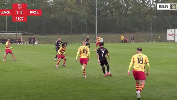 Jagiellonia Białystok - Polonia Warszawa, 9.10.2025, źródło: Jagiellonia Białystok (YouTube screen)