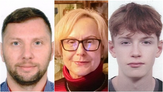 Janusz Makowski, Maria Korzeniewska, Dawid Romanowski, źródło: Podlaska Policja