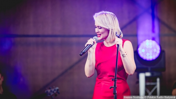 Anna Karolska - koncert "Białystok pełen muzyki" na Rynku Kościuszki, 30.08.2025, fot. Joanna Szubzda