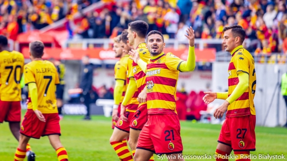Jagiellonia Białystok - Korona Kielce, 5.10.2025, fot. Sylwia Krassowska