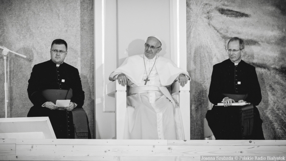 Papież Franciszek na Światowych Dniach Młodzieży w Krakowie, 2016, fot. Joanna Szubzda