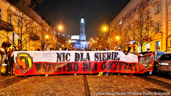 Białostocki Marsz Niepodległości, 10.11.2025, fot. Sylwia Krassowska