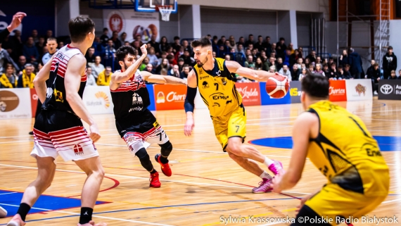 Żubry Białystok - Tur Bielsk Podlaski, 15.01.2025, fot. Sylwia Krassowska