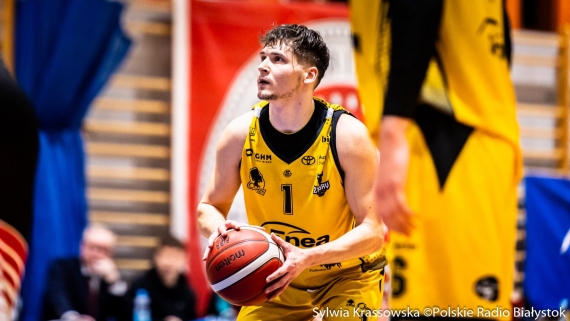 Żubry Białystok - Tur Bielsk Podlaski, 15.01.2025, fot. Sylwia Krassowska