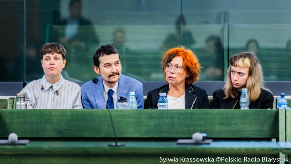 Proces aktywistów oskarżonych o pomoc nielegalnym migrantom, 14.05.2025, fot. Sylwia Krassowska
