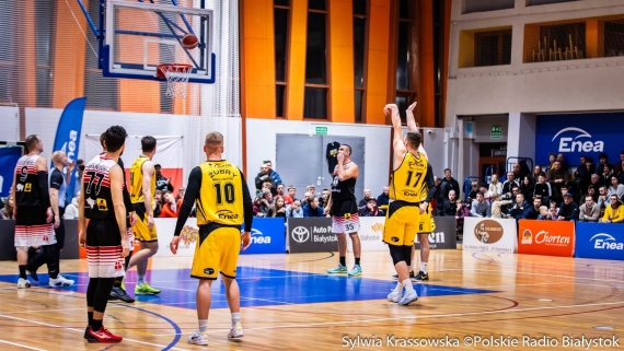 Żubry Białystok - Tur Bielsk Podlaski, 15.01.2025, fot. Sylwia Krassowska