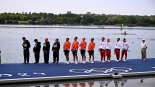 Polscy wioślarze zdobyli brązowy medal olimpijski w rywalizacji czwórek podwójnych, 31.07.2024, fot. Paweł Skraba/AZS