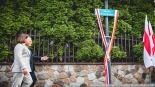 Otwarcie Skweru Wolnej Białorusi w Białymstoku, 14.07.2023, fot. Joanna Szubzda