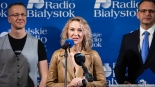 7. edycja konkursu Niebieski Mikrofon - Muzyczna Nagroda Polskiego Radia Białystok - konferencja, 3.11.2025, fot. Joanna Szubzda