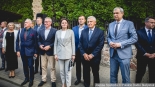 Otwarcie Skweru Wolnej Białorusi w Białymstoku, 14.07.2023, fot. Joanna Szubzda
