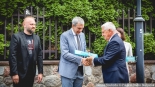 Otwarcie Skweru Wolnej Białorusi w Białymstoku, 14.07.2023, fot. Joanna Szubzda