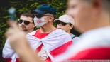 Otwarcie Skweru Wolnej Białorusi w Białymstoku, 14.07.2023, fot. Joanna Szubzda