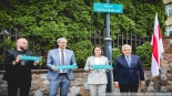 Otwarcie Skweru Wolnej Białorusi w Białymstoku, 14.07.2023, fot. Joanna Szubzda