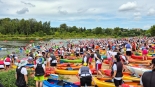 12. edycja spływu "500 kajaków", Drohiczyn, 2.08.2025, fot. Wojciech Szubzda