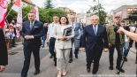 Otwarcie Skweru Wolnej Białorusi w Białymstoku, 14.07.2023, fot. Joanna Szubzda