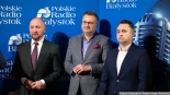 7. edycja konkursu Niebieski Mikrofon - Muzyczna Nagroda Polskiego Radia Białystok - konferencja, 3.11.2025, fot. Joanna Szubzda