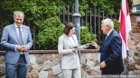 Otwarcie Skweru Wolnej Białorusi w Białymstoku, 14.07.2023, fot. Joanna Szubzda