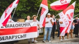 Otwarcie Skweru Wolnej Białorusi w Białymstoku, 14.07.2023, fot. Joanna Szubzda