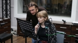 Słuchowisko "Obława" - nagranie, maj 2025, fot. Przemysław Getka/Polskie Radio Olsztyn