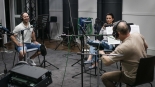 Słuchowisko "Obława" - nagranie, maj 2025, fot. Przemysław Getka/Polskie Radio Olsztyn