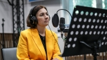Słuchowisko "Obława" - nagranie, maj 2025, fot. Przemysław Getka/Polskie Radio Olsztyn