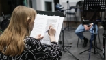 Słuchowisko "Obława" - nagranie, maj 2025, fot. Przemysław Getka/Polskie Radio Olsztyn