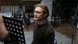 Słuchowisko "Obława" - nagranie, maj 2025, fot. Przemysław Getka/Polskie Radio Olsztyn