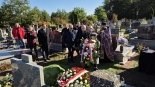 Na cmentarzu w Dubinach pochowano szczątki Marii Nazaruk, 7.10.2025, fot. Marek Zabrocki