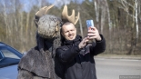 Akcja "Jedź ŁOŚtrożnie", 19.03.2025, fot. Paweł Wądołowski
