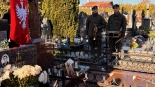 Uhonorowanie bohaterów powstań śląskich poprzez oznaczenie grobów na na cmentarzu w Suwałkach, 21.10.2025, fot. Anna Auron-Wasilewska