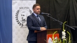 Pasowanie pierwszoklasistów przez wiceminister edukacji Katarzynę Lubnauer, 13.10.2025, fot. Paweł Wądołowski