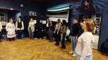 Warsztaty tradycyjnego śpiewu i tańca oraz wspólne oglądanie finału preselekcji Konkursu Piosenki Eurowizji w Kreatywnym Centrum Kultury w Bielsku Podlaskim, 14.02.2025, fot. Ź. Kościn