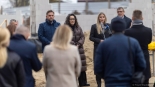 Wmurowanie kamienia węgielnego pod budowę pierwszego żłobka w Turośli, 22.10.2025, fot. Paweł Wądołowski