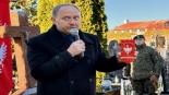 Uhonorowanie bohaterów powstań śląskich poprzez oznaczenie grobów na na cmentarzu w Suwałkach, 21.10.2025, fot. Anna Auron-Wasilewska
