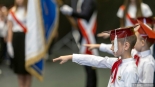 Pasowanie pierwszoklasistów przez wiceminister edukacji Katarzynę Lubnauer, 13.10.2025, fot. Paweł Wądołowski