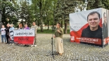 Akcja solidarności z Andrzejem Poczobutem, 26.05.2025, fot. Anna Petrovska