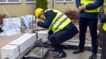 Wmurowanie kamienia węgielnego pod budowę pierwszego żłobka w Turośli, 22.10.2025, fot. Paweł Wądołowski
