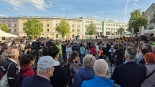 Magdalena Biejat w Białymstoku, 29.04.2025, fot. Marcin Gliński