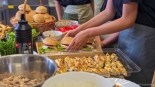 Jednodniowa restauracja w Gminnym Ośrodku Kultury w Wąsoszu koło Szczuczyna, 30.08.2025, fot. Paweł Wądołowski