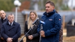 Wmurowanie kamienia węgielnego pod budowę pierwszego żłobka w Turośli, 22.10.2025, fot. Paweł Wądołowski