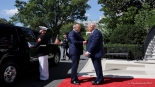 Prezydent Karol Nawrocki spotkał się z Donaldem Trumpem, fot. Mikołaj Bujak/KPRP